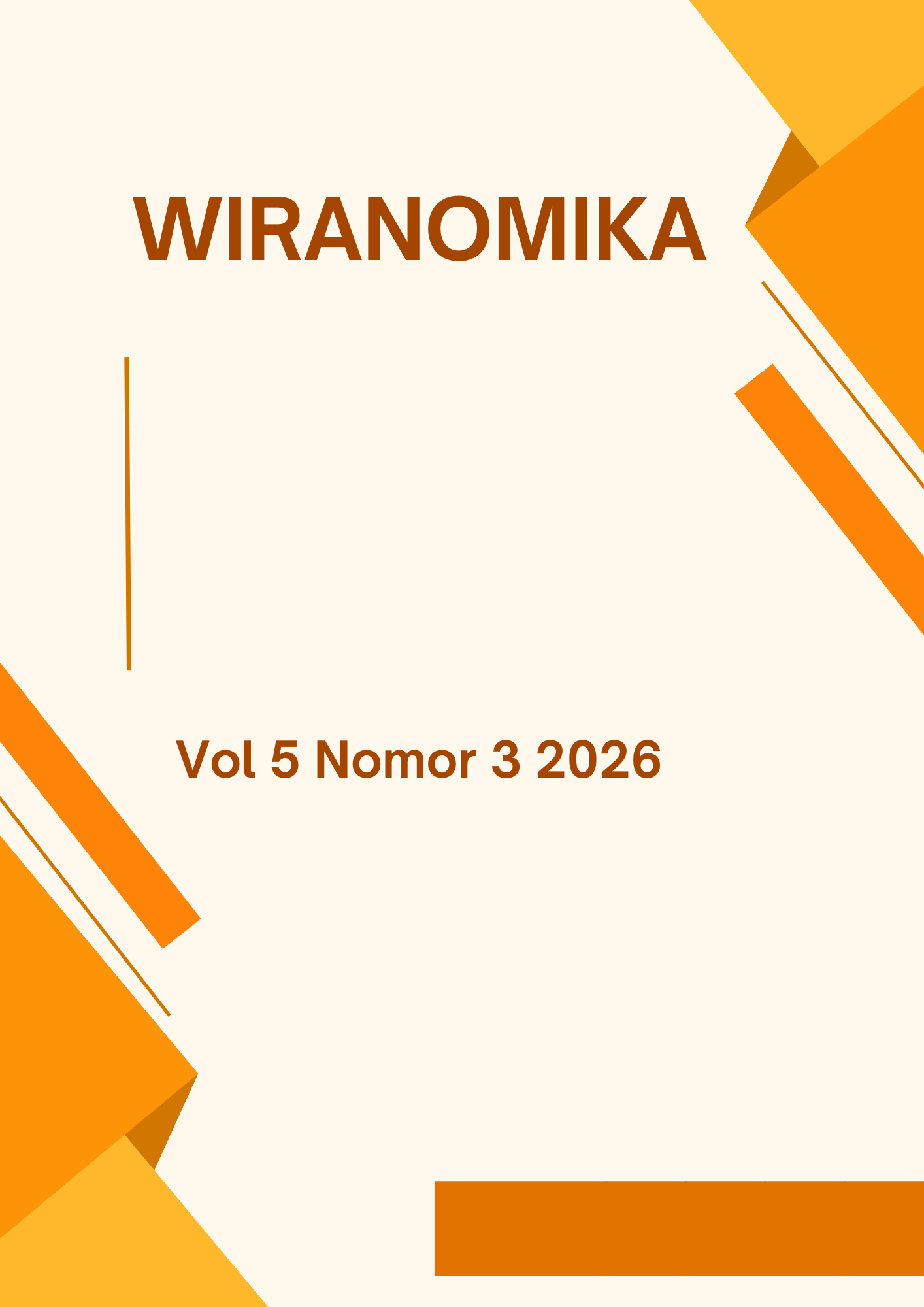 					Lihat Vol 5 No 3 (2026): Wiranomika
				